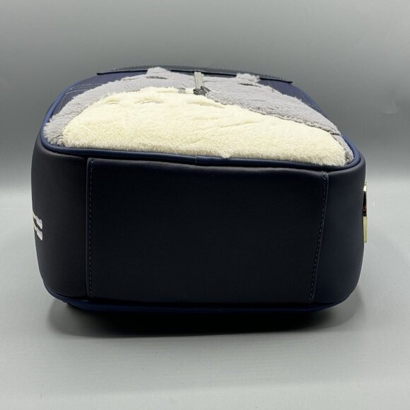 Studio Ghibli My Neighbor Totoro Umbrella Fuzzy Mini Backpack NEW - Picture 7 of 8